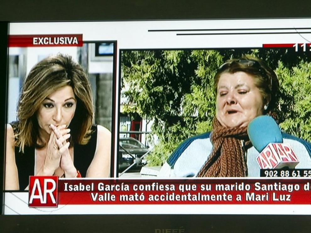 Isabel García cambió su declaración en el programa de Ana Rosa Quintana