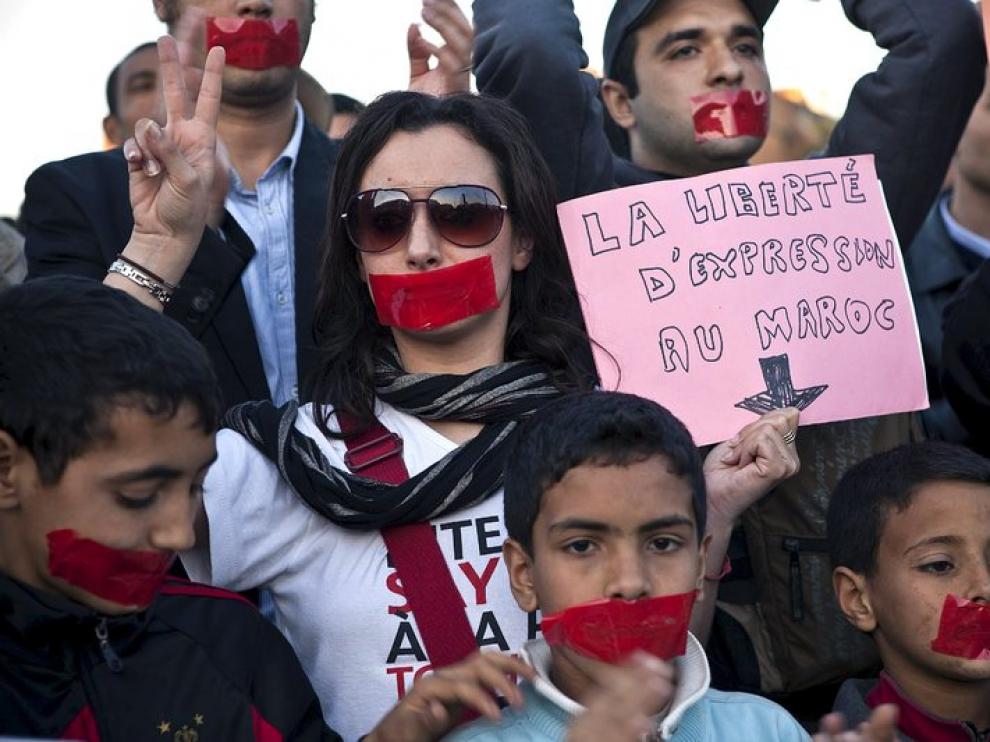 Protestas en Rabat