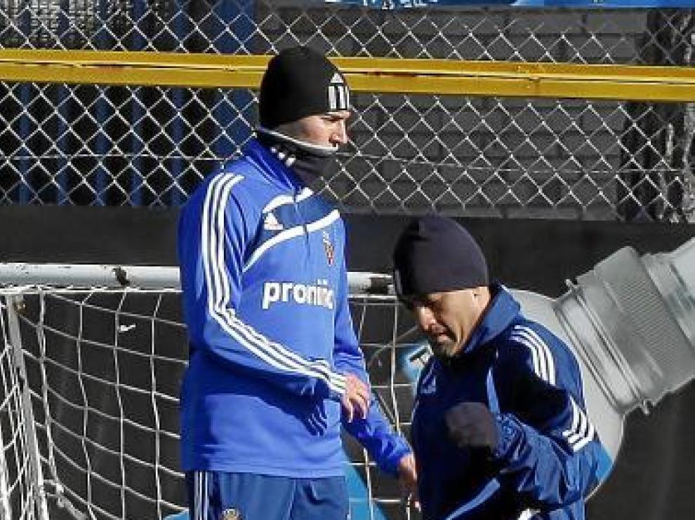 Paulo Da Silva, en un entrenamiento.