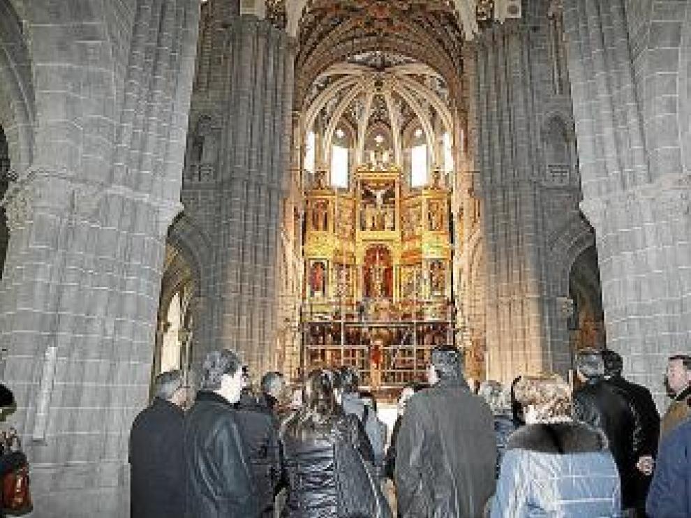 La DGA fuerza el estreno de la catedral de Tarazona dos días antes de que la ley lo prohíba