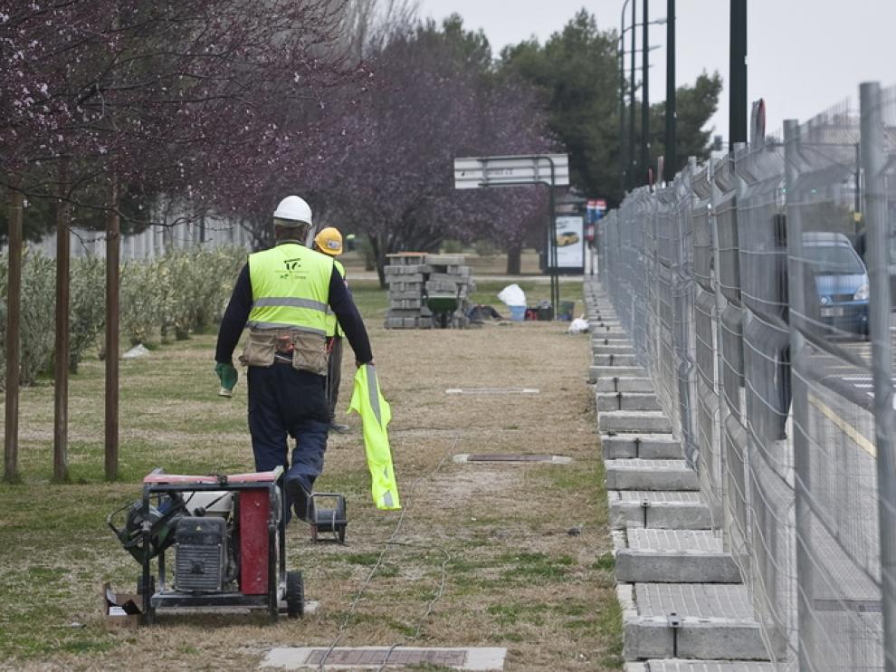 Los trabajos en la zona han despertado las críticas de los vecinos