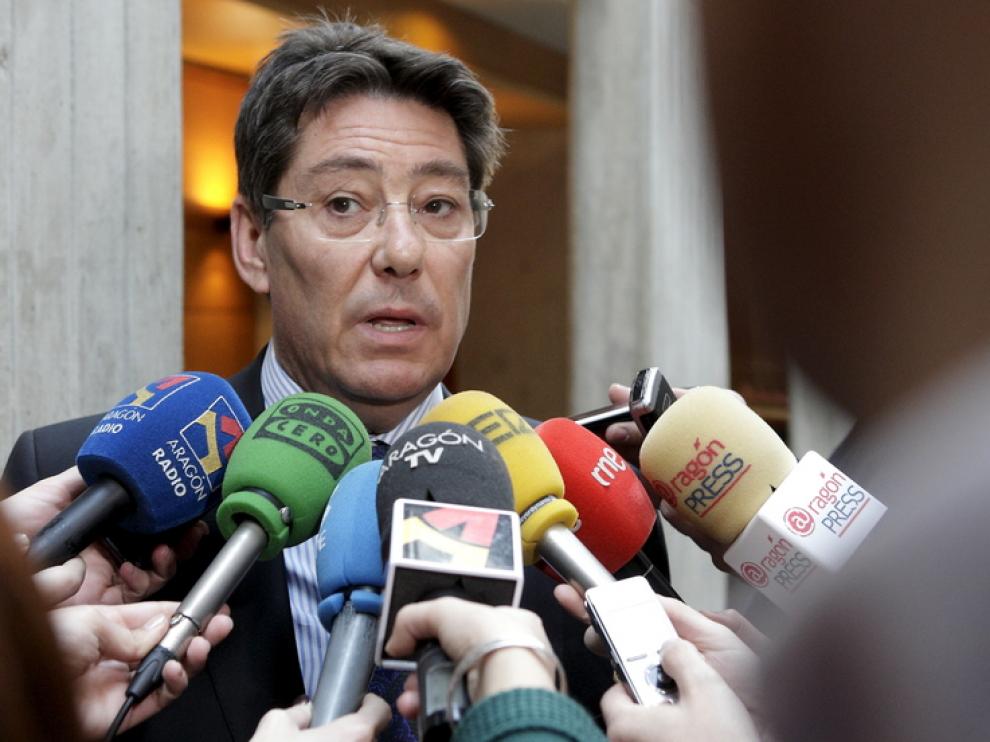 El consejero de Industria, Comercio y Turismo, Arturo Aliga