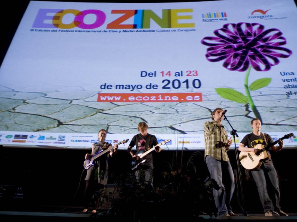 Acto de clausura de la edición de Ecozine 2010