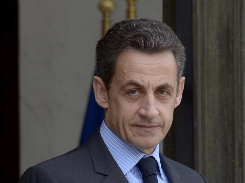 El presidente francés Nicolas Sarkozy