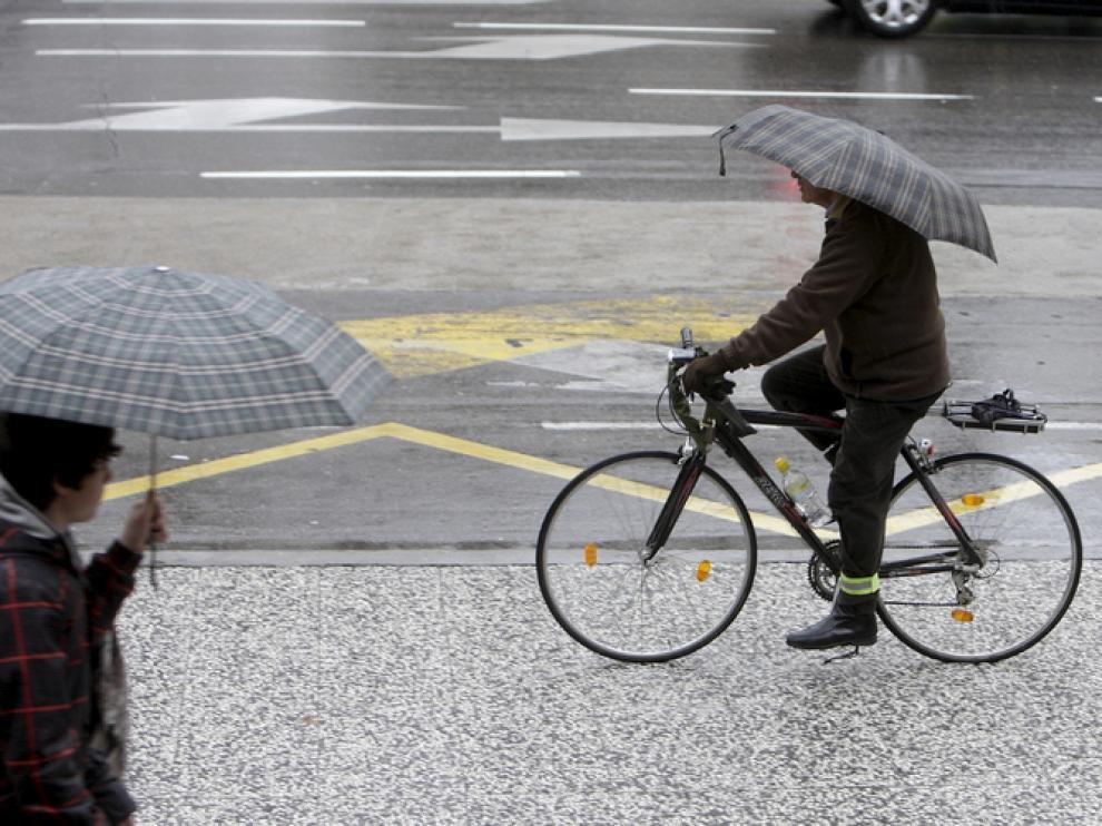 Solo durante la mañana las precipitaciones han dejado 18 litros por metro cuadrado