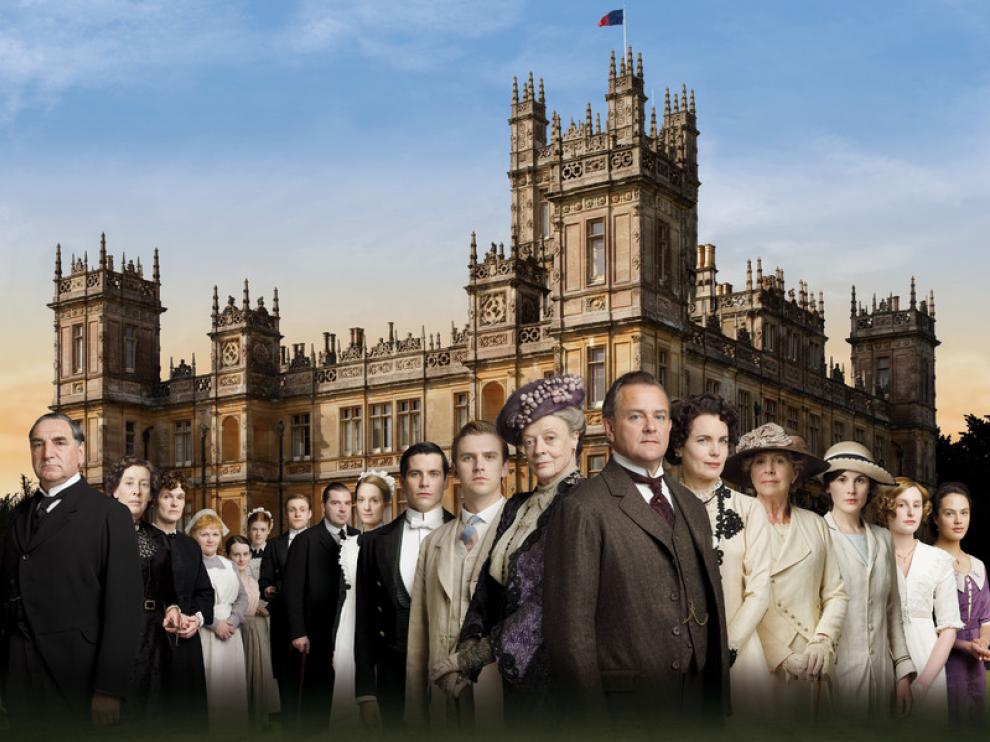 Cartel de la serie de televisión 'Downtown Abbey'