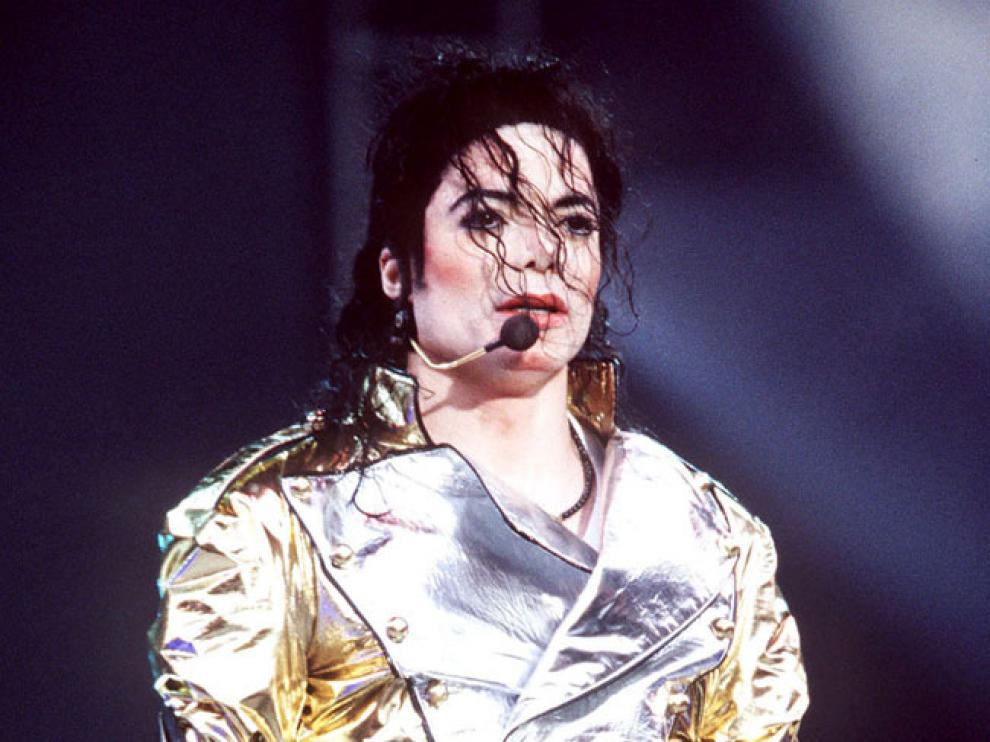 Michael Jackson durante una actuación