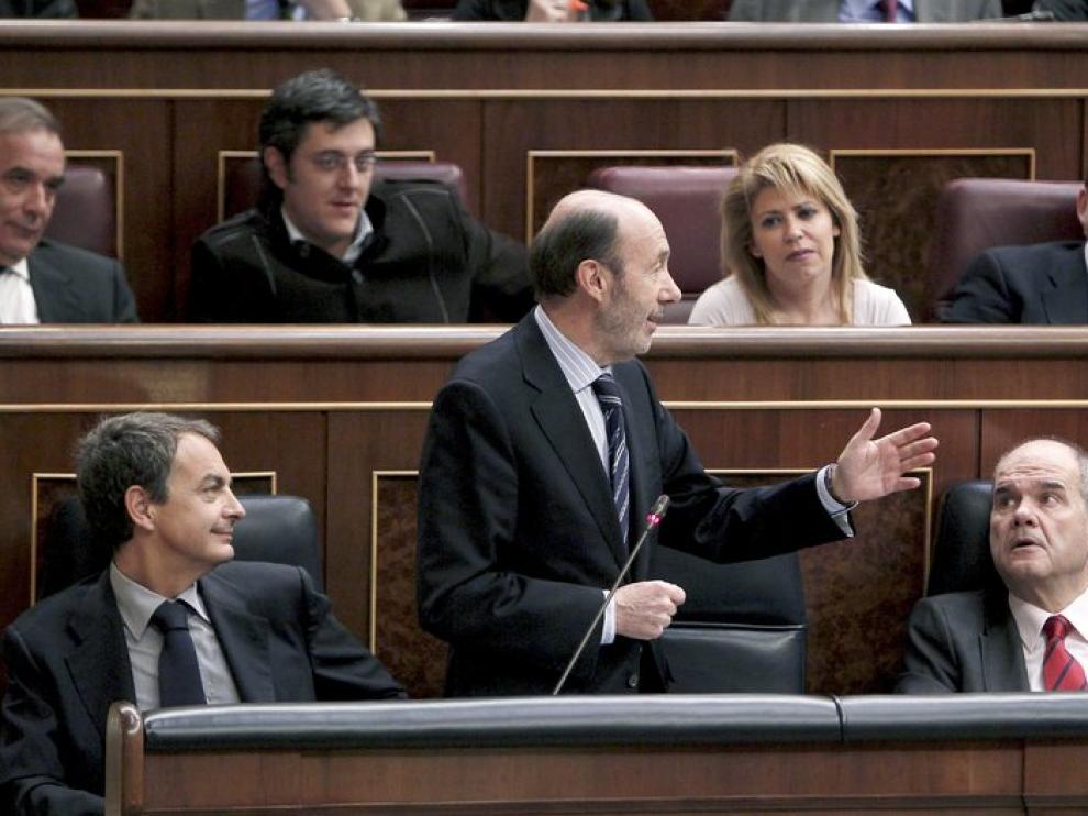 Alfredo Pérez Rubalcaba en el Congreso