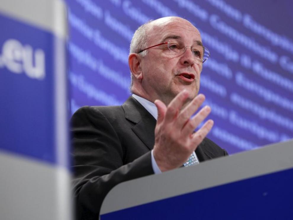 El comisario europeo de Competencia, Joaquín Almunia