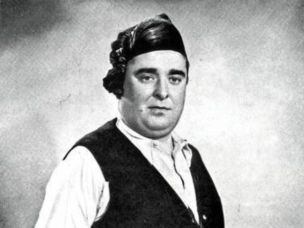 El cantador de jota José Oto.