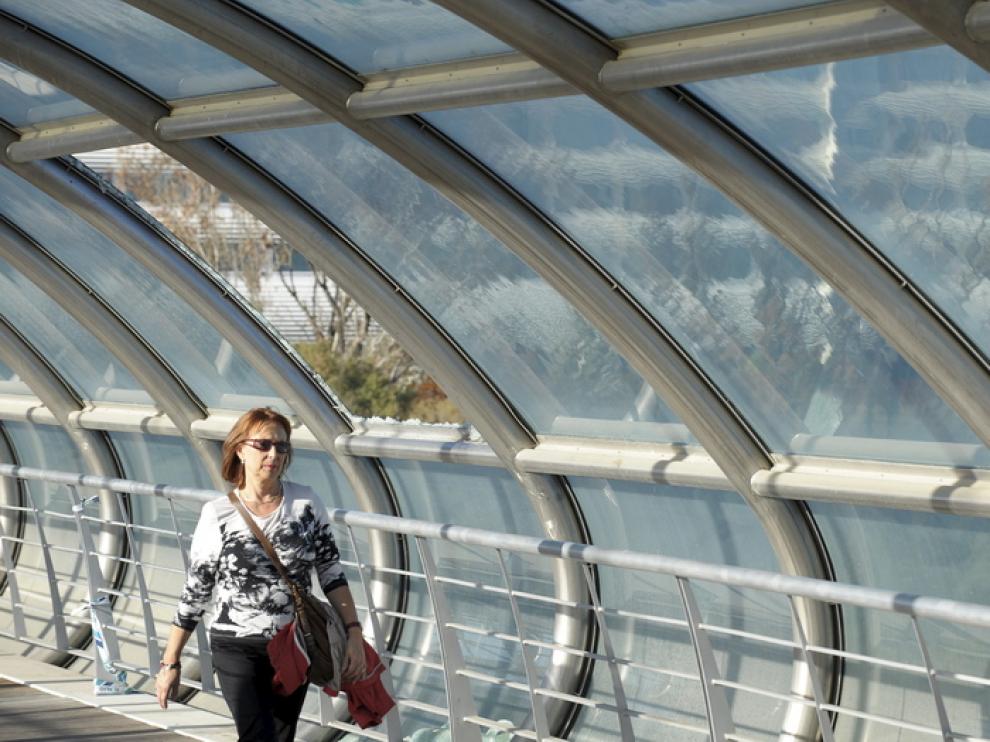 Desperfectos en Pasarela Manterola y Puente del Tercer Milenio