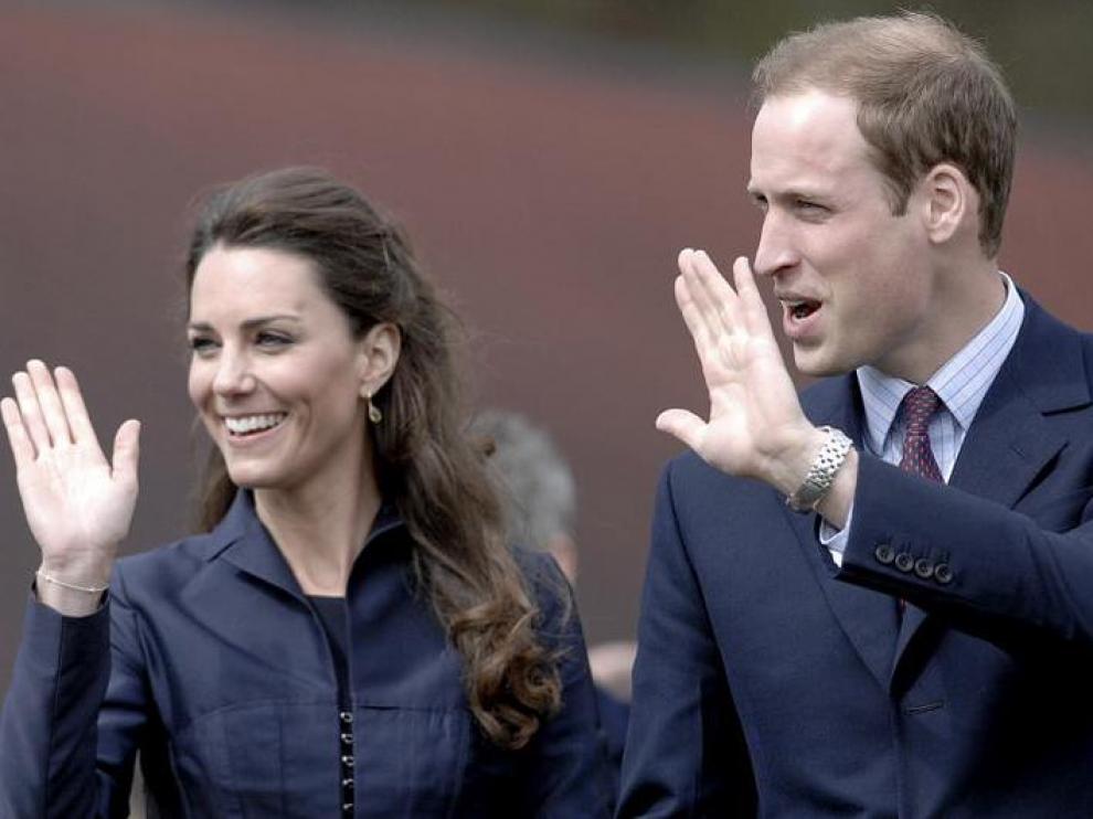 Kate Middleton y el príncipe Guillermo
