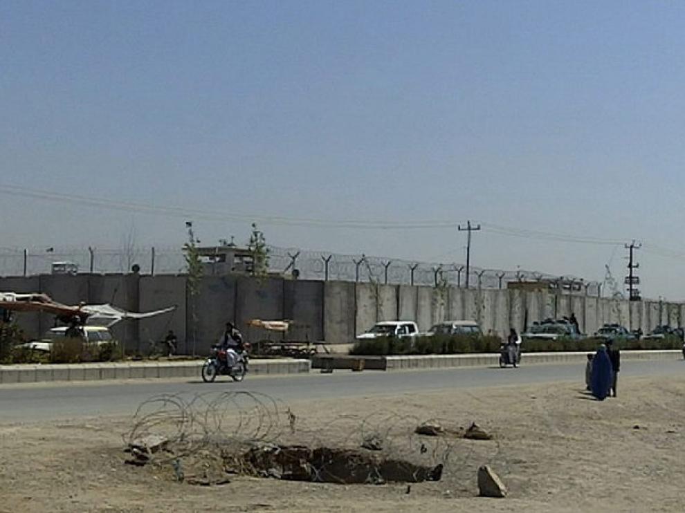 Imagen de la prisión de Kandahar, de donde se han escapado los talibanes