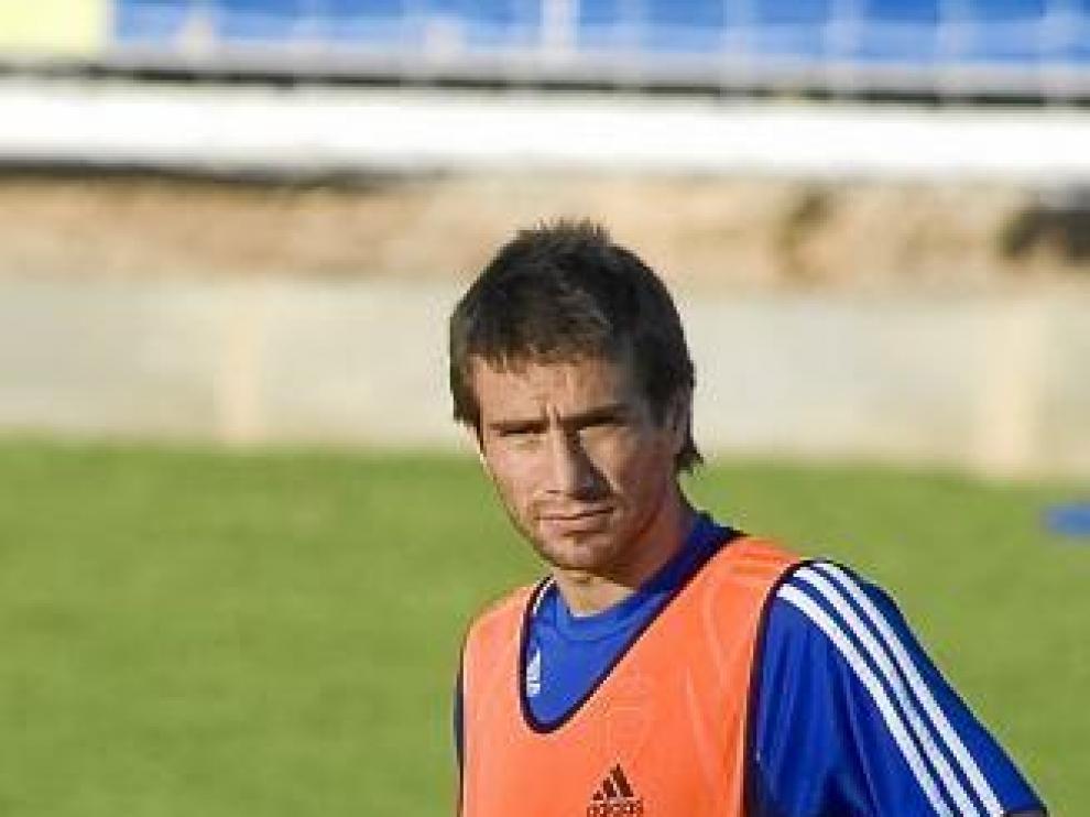 Leo Ponzio, en la Ciudad Deportiva.
