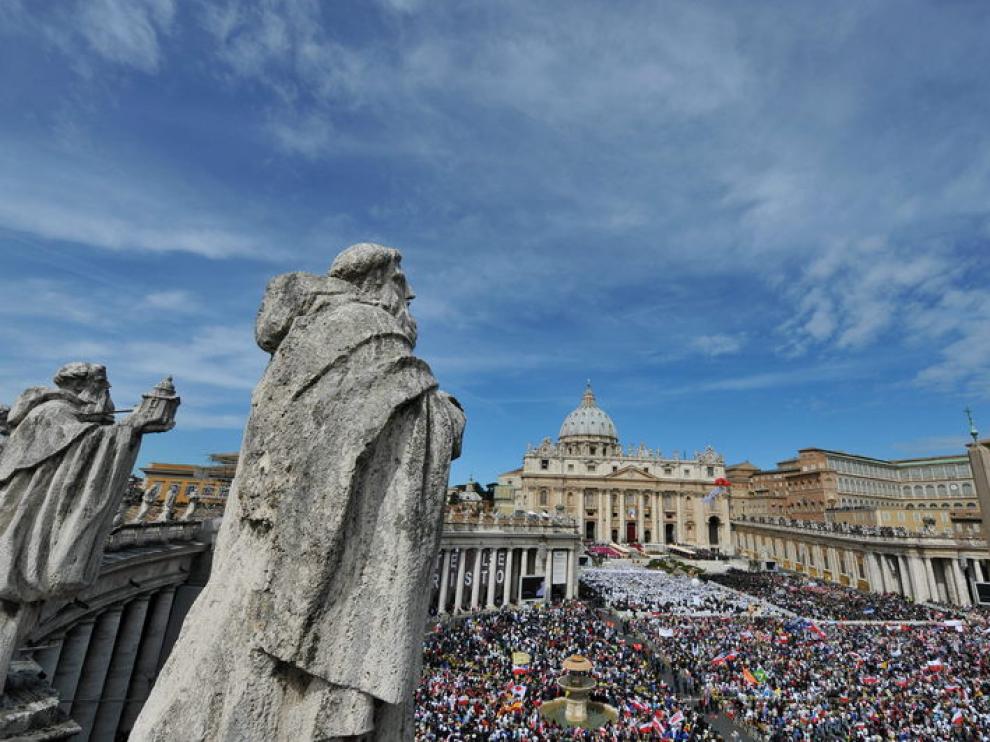 Imagen de la plaza de San Pedro del Vaticano