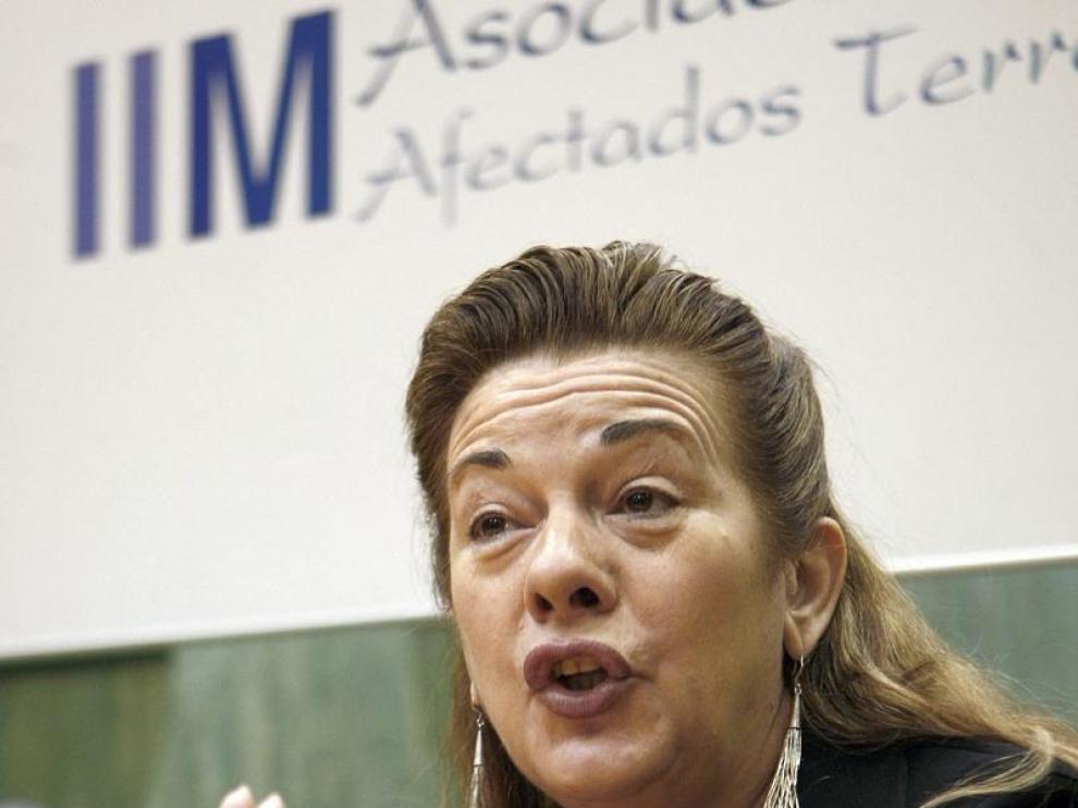 Pilar Manjón, expresidenta de 11-M Afectados por el terrorismo