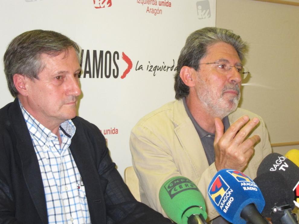 Willy Meyer y Adolfo Barrena