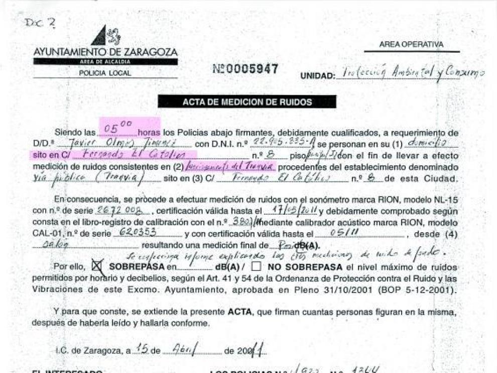 Primeras quejas por los ruidos del tranvía