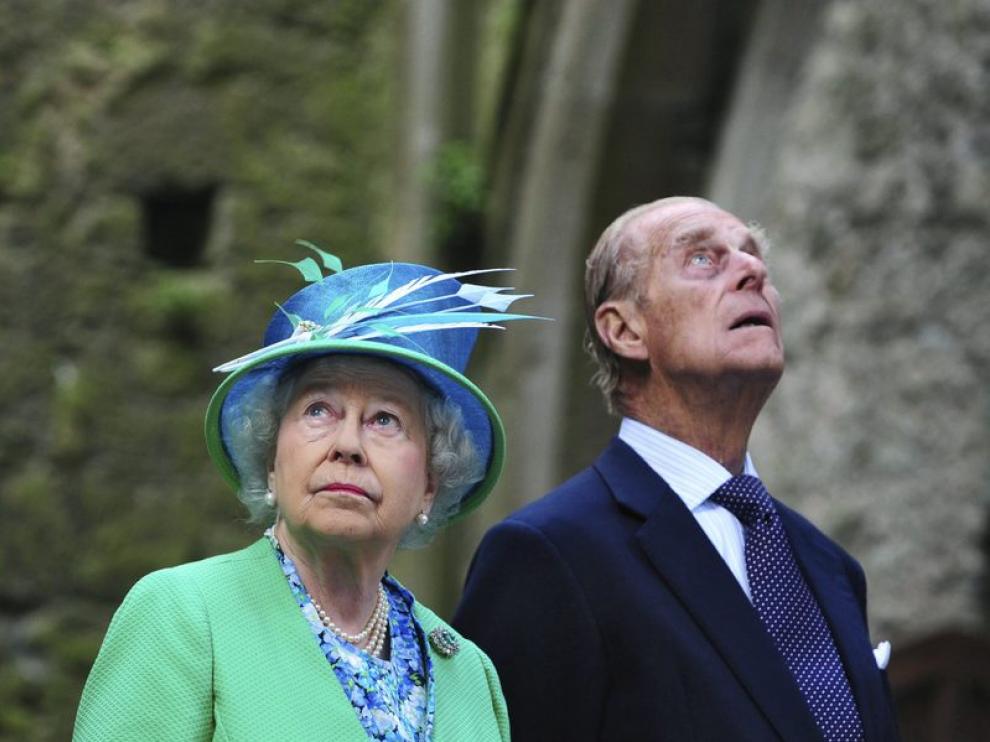 La reina Isabel II y el Duque de Edinburgo