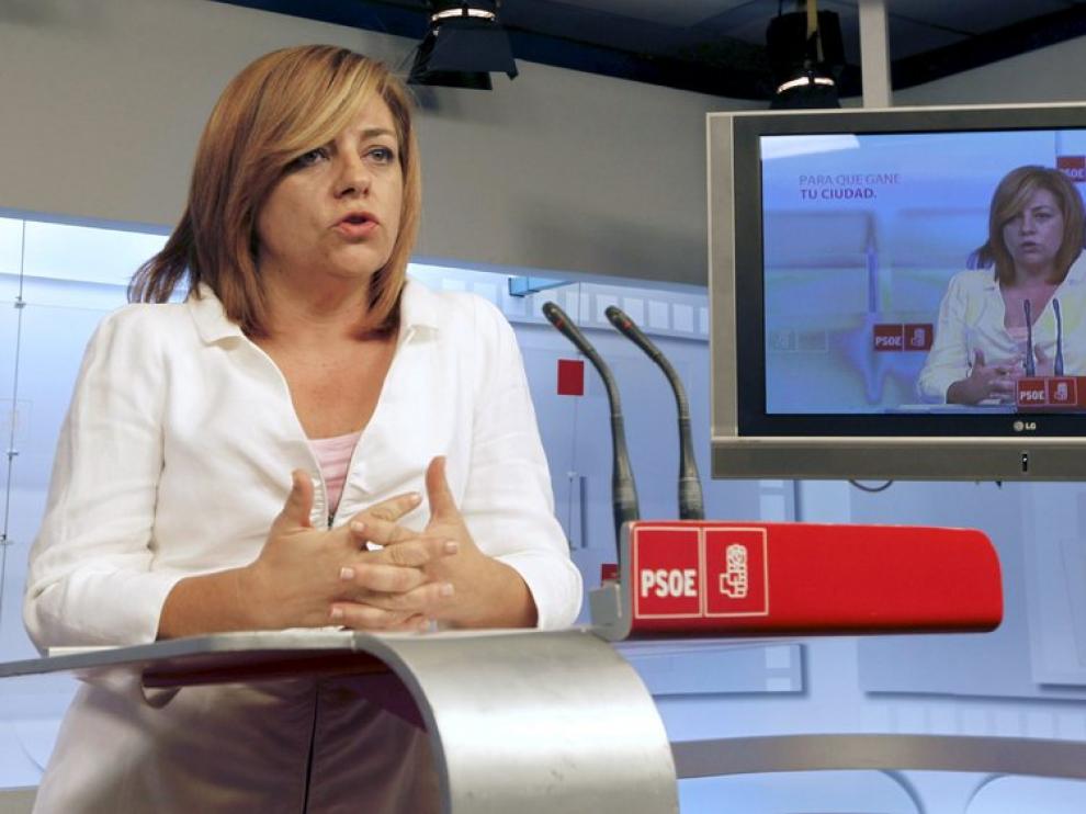 Elena Valenciano, coordinadora del Comité Electoral del PSOE, en una imagen de archivo