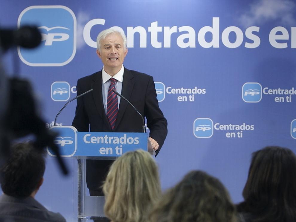 Eloy Suárez, portavoz del PP Aragón.
