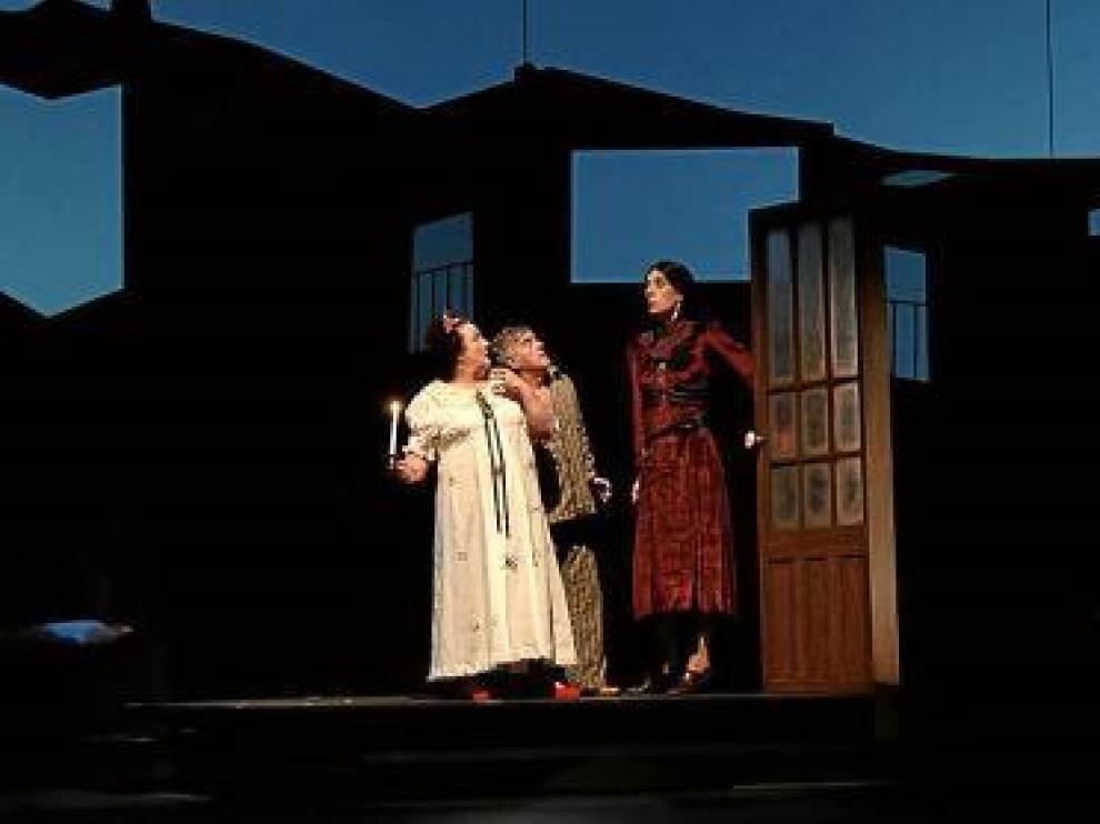 Escena de la pieza 'El extraño viaje', que llega hoy a Huesca.
