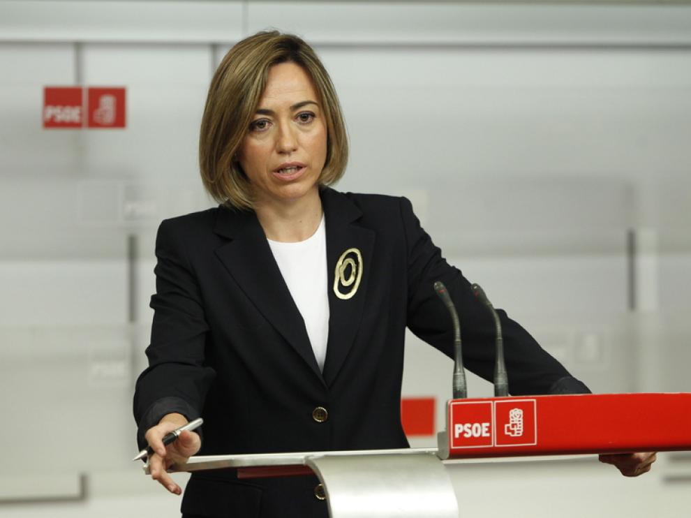 Comparecencia de Carme Chacón