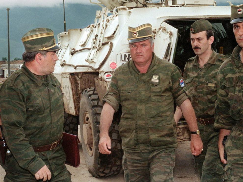 Imagen de archivo del criminal de guerra Ratko Mladic
