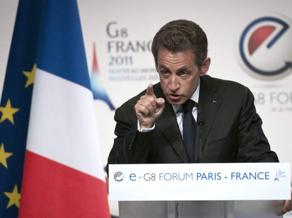 Nicolas Sarkozy, presidente francés, en una imagen de archivo