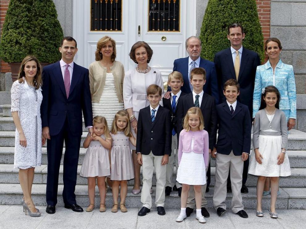 La familia Real al completo