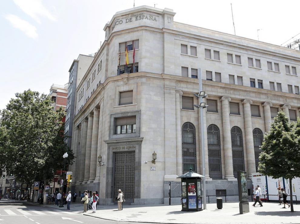 Sede del Banco de España en Zaragoza