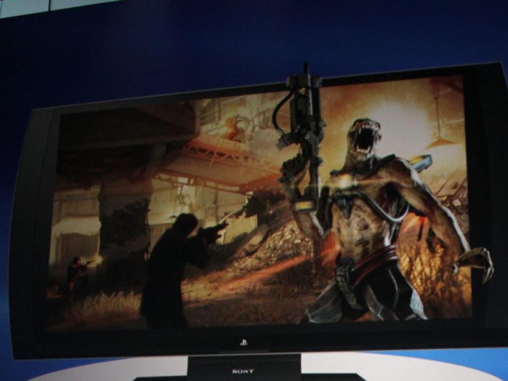 Imagen de la nueva televisión Sony PlayStation en 3D