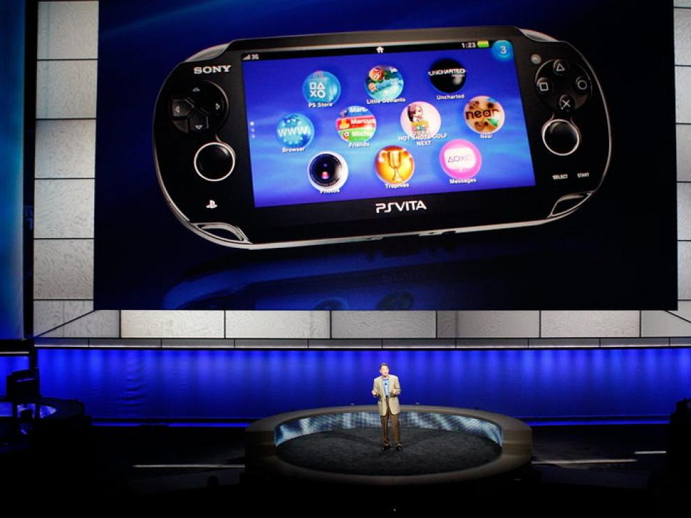 Imagen de la presentación de la PlayStation Vita