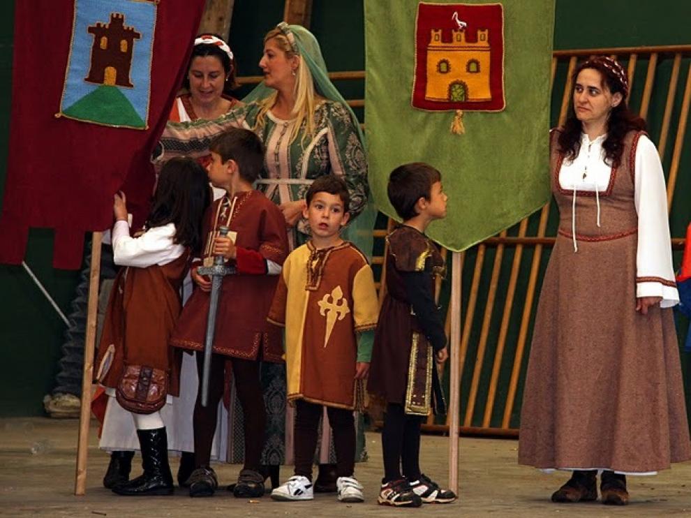Imagen de archivo de una edición anterior en la que Ell Poyo del Cid revive las andanzas de Rodrigo Díaz de Vivar
