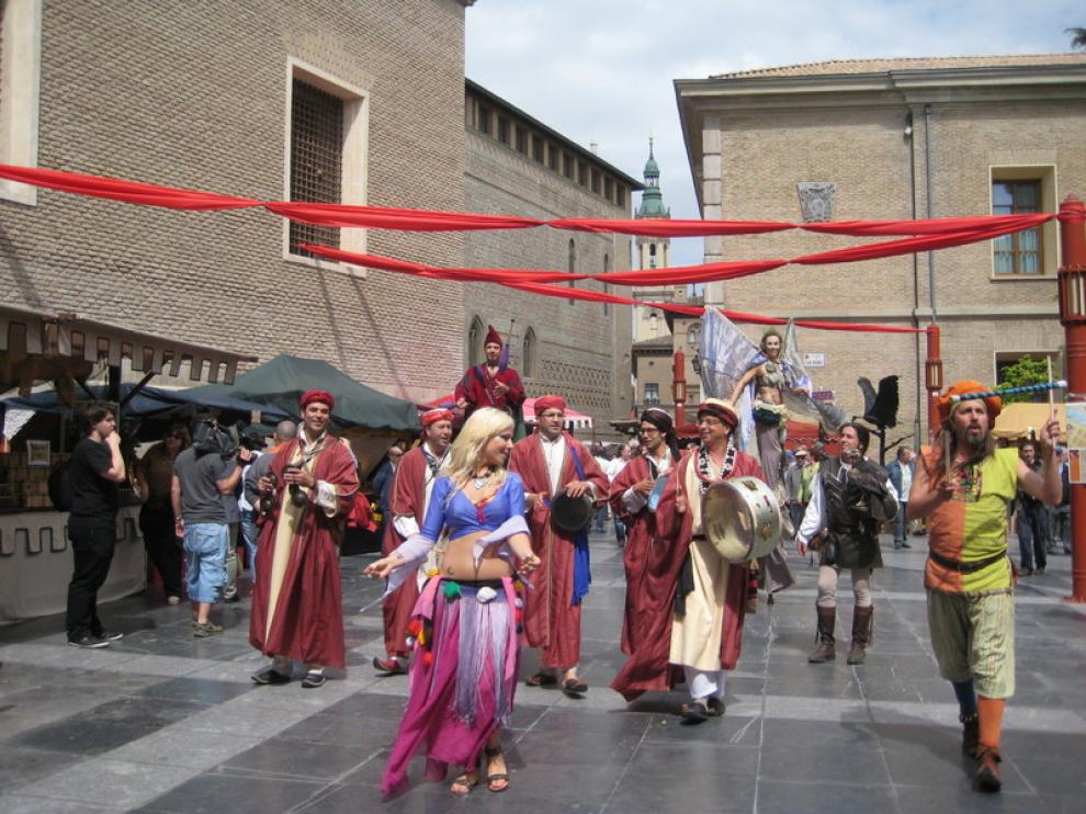 Imagen del pasacalles medieval de mercado medieval del año pasado