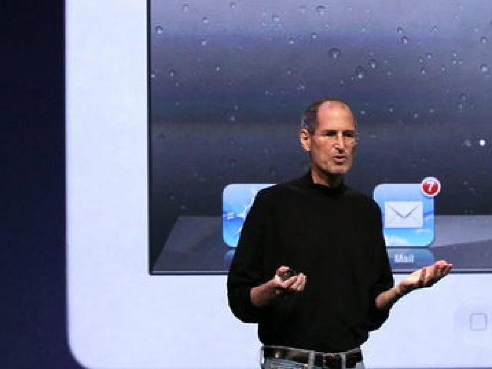 Steve Jobs durante la presentación del iPad 2, el pasado mes de marzo