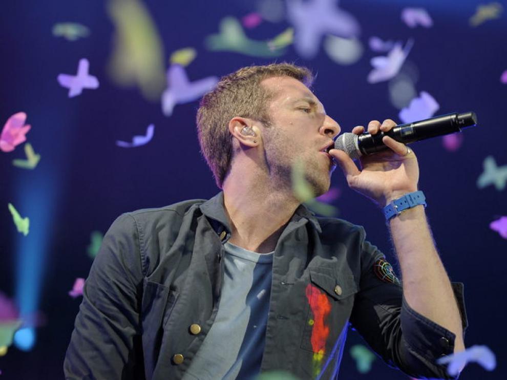 Chris Martin, cantante de la banda.