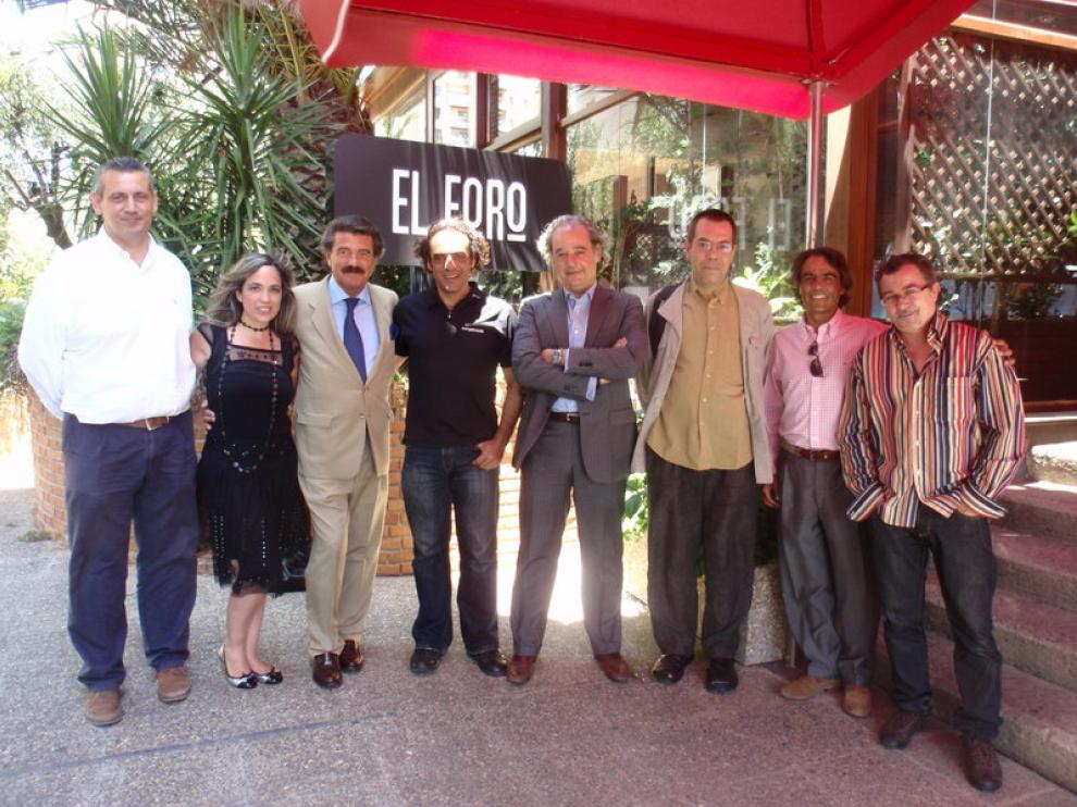 Jesús Arbiol, Susana Aperte, José María Marco, Carlos Pauner, Ignacio Machín, J. M. Martínez Urtasun, David Redrado y Enrique Lafuente
