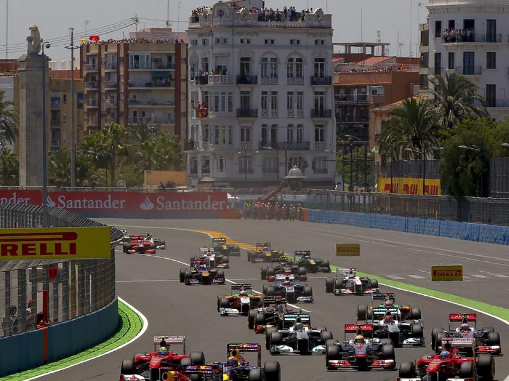 Carrera de Fórmula 1 en Valencia