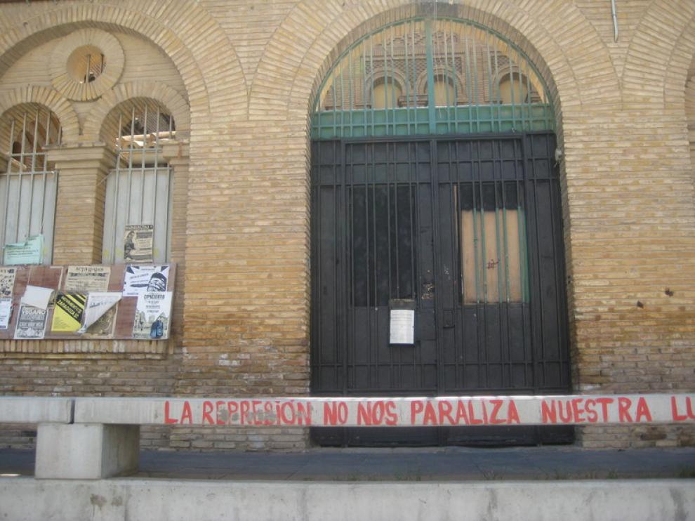 Foto de archivo de la puerta de la cárcel de Torrero.