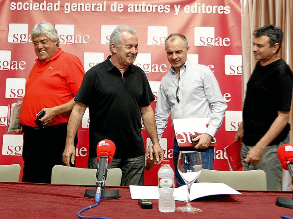 Miembros de la junta directiva de SGAE.
