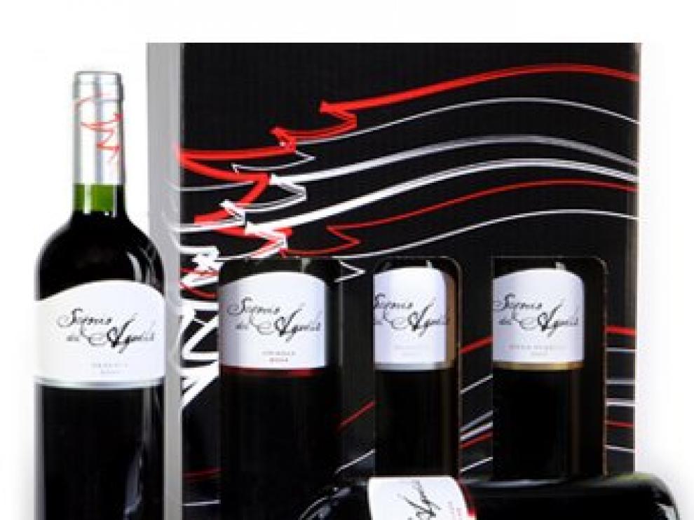Vino del Señoría del Águila, uno de los vinos elaborados en Paniza.