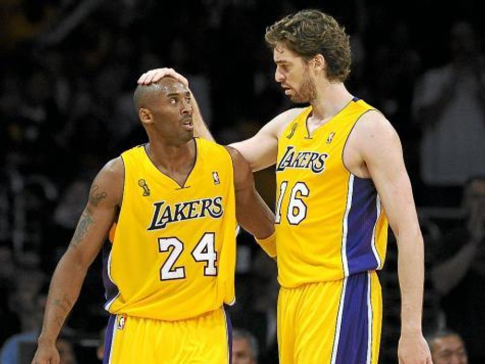 Kobe Bryant y Pau Gasol