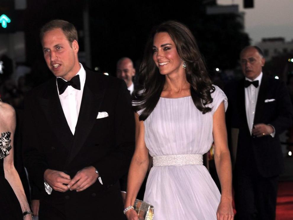 Los duques de Cambridge llegan a la fiesta