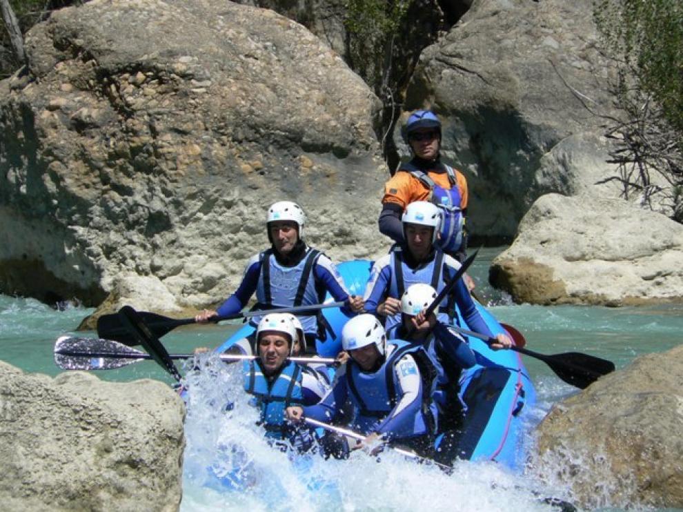 Rafting en el Gállego
