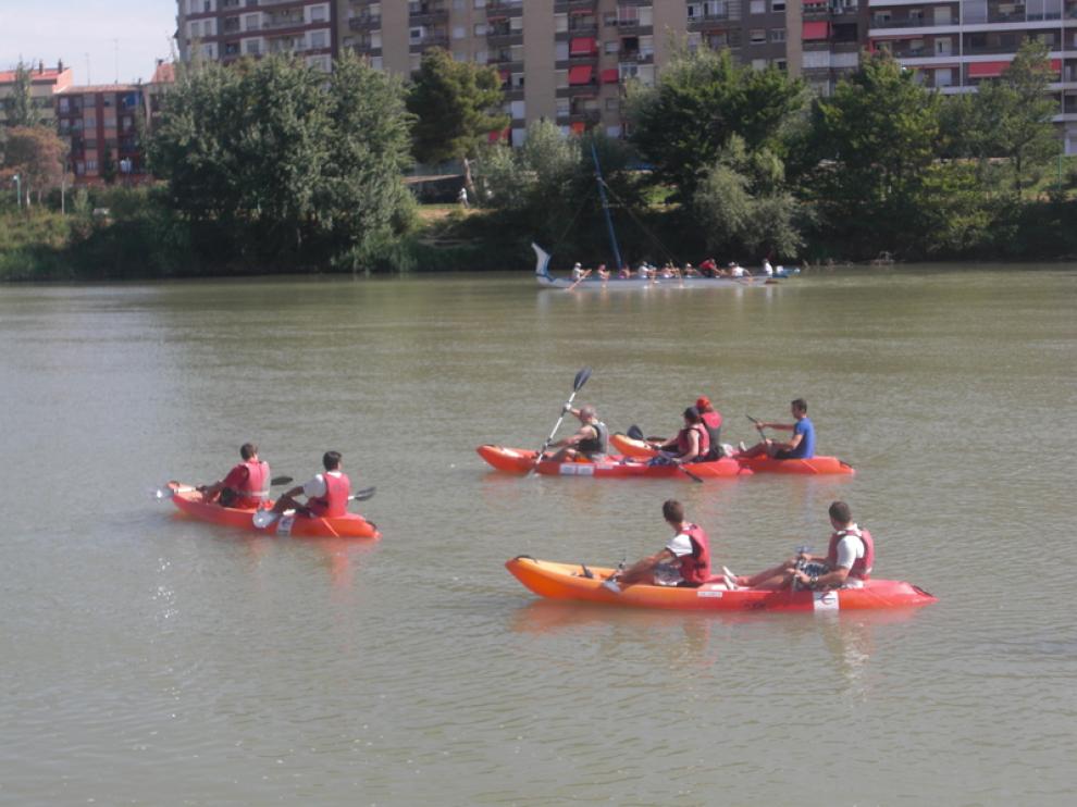 Cursos de piragüismo por el Ebro