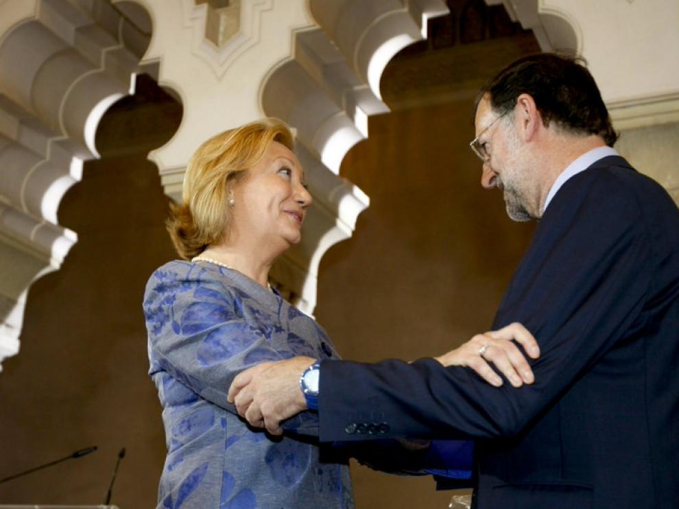 Mariano Rajoy y Luisa Fernanda Rudi en una imagen de archivo