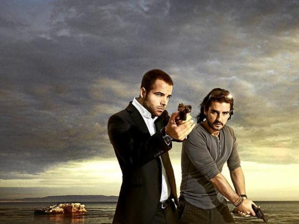 Carles Francino y Antonio Hortelano, en una imagen promocional de 'Punta Escarlata'.