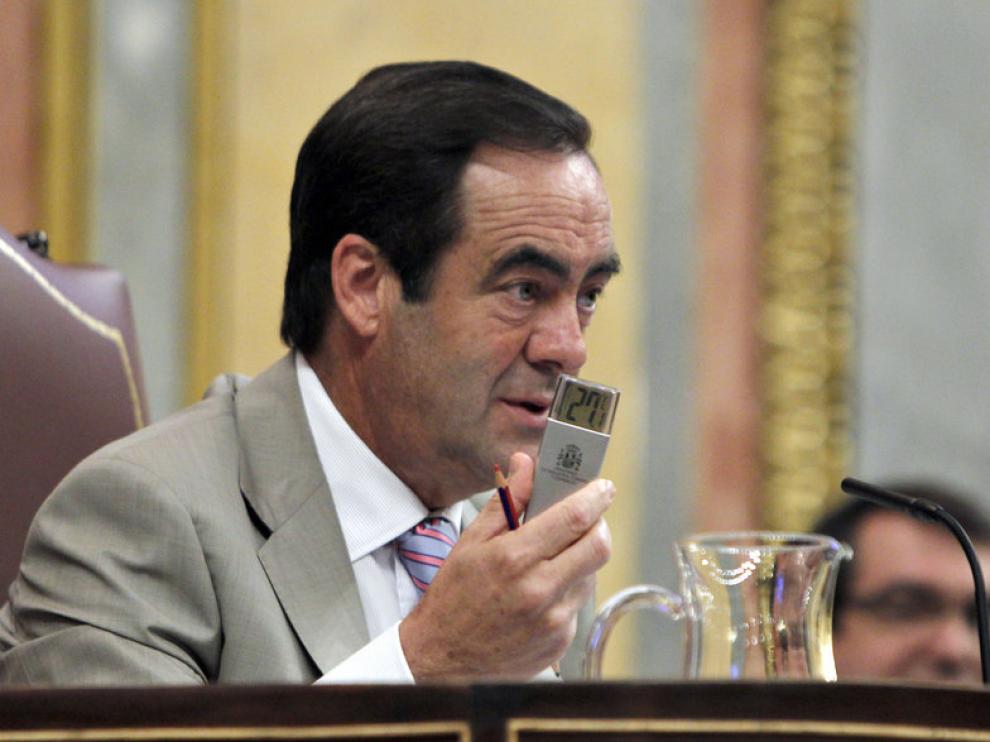El presidente del Congreso en funciones, José Bono.