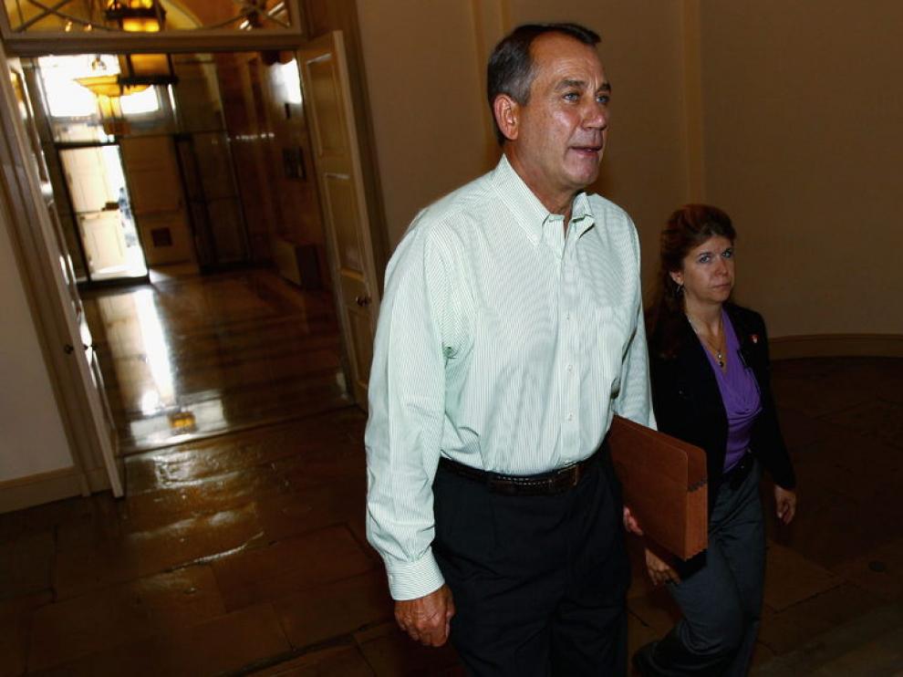 El líder de la Cámara de los Representantes, John Boehner